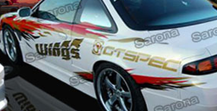 Custom Nissan 240SX  Coupe Side Skirts (1997 - 1998) - $280.00 (Part #NS-006-SS)